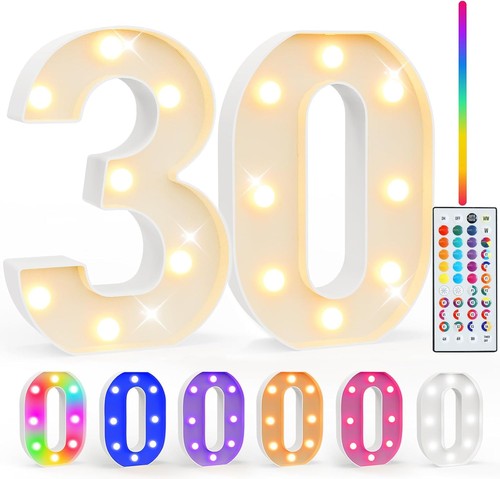 Chiffres lumineux led - lumineux,