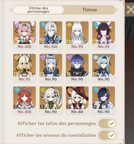 Serveur europe compte - ar, 60