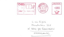 O250 thème ESPACE Flamme machine de ERNO a BREMEN 01/10/1985