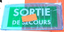 LEGRAND plaque de signalisation sortie de secours 62585 BAES ( TK226 )