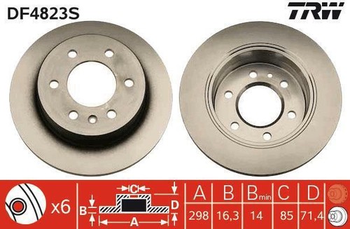 Trw df4823s jeu - disques, de