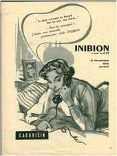 Publicité ancienne coiffure