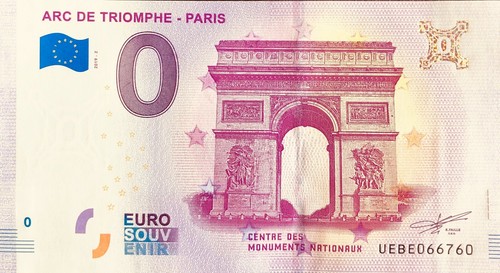 Billet euro souvenir - billet,