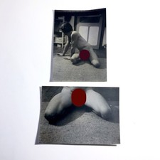 Çirca 1970 2 Photo Male Full Nude Man / Homme Nu ATHLETIC MODEL Gay Interest N°5