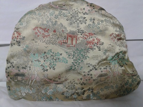 Asian design decor padded - design, sewn