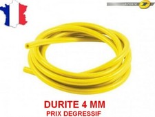 Durite Silicone de Dépression Couleur jaune Ø 4 mm - NEUF Prix au Mètre linéaire