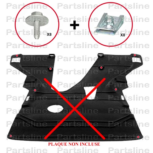Kit clips fixation - clips,
