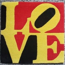 Robert Indiana LOVE #D Tapis