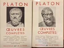 Platon – Œuvres Complètes – Pléiade Gallimard – 2 tomes 