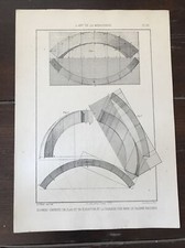 4 GRAVURES MENUISERIE 1889 -