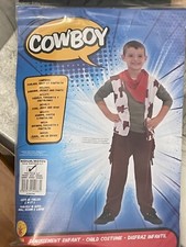 déguisement de cow-boy, enfants, taille 5/7 ans, neuf, frais de livraison offert