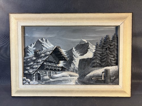 Ancien tableau platre - ancien,
