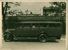 Photo ancienne voiture autobus Panhard & Levassor Paris 1900 / 1920