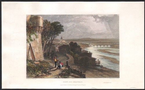 1833 gravure aquarellée - 1833,