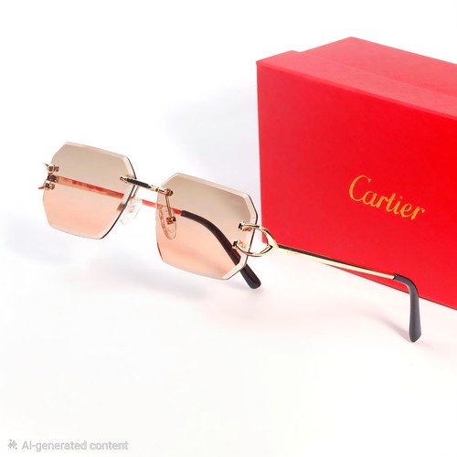 Cartier hexegon peach beige - cartier,
