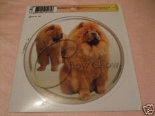 1 autocollant - motif chien  CHOW CHOW