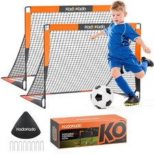 2X But de Football pour Enfants - Cage de Foot Enfant Exterieur avec Sac de T...