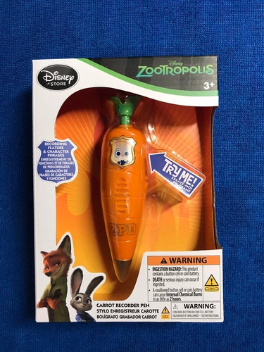 Stylo carotte zootopie disney - stylo,
