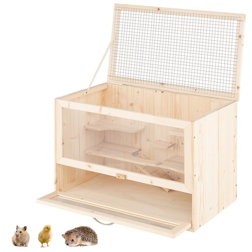 Wooden hamster cage - wooden,