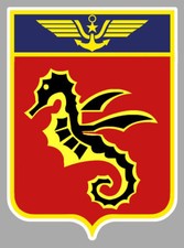 BLASON FLOTTILLE 11 F AERONAVALE BAN MARINE MIRAGE RAFALE STICKER 11cm AV116