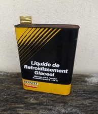 ancien bidon RENAULT LIQUIDE REFROIDISSEMENT OIL CAN DECO GARAGE AUTOMOBILIA
