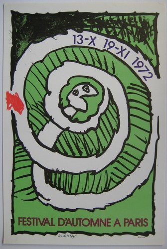 Alechinsky pierre affiche - pierre,