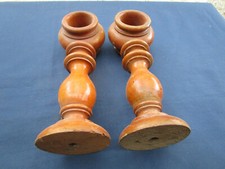 2 supports bois tringle rideau