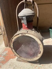 Ancienne lampe Lanterne  S N C F  de locomotive  Ets Maisonneuve Paris