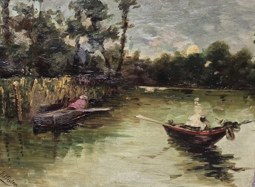 Pfister paysage bord de - , .