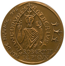 MEDAILLE ART BRONZE FRANCE ROI