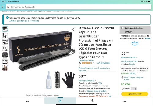 Lisseur vapeur professional - lisseur,