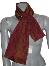 ECHARPE hiver femme made in ITALY étole confortable bordeaux & reflets NEUVE