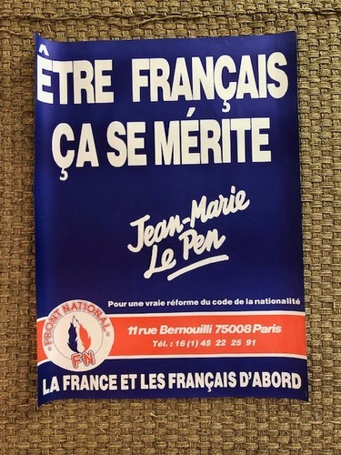 Affiche politique front - -,