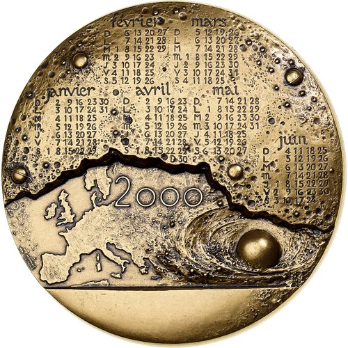 France médaille calendrier - médaille,,