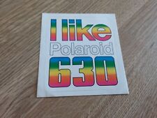 Ancien autocollants vintage appareil photo polaroid 630
