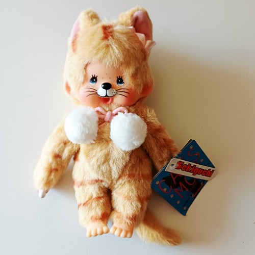 Peluche kiki monchhichi cats - kiki,