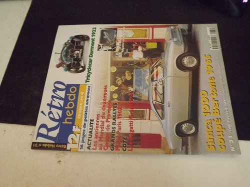 Revue rétro hebdo n - revue, n°31