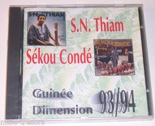 Album CD : S.N. THIAM Sékou Condé - Guinée Dimension 93/94