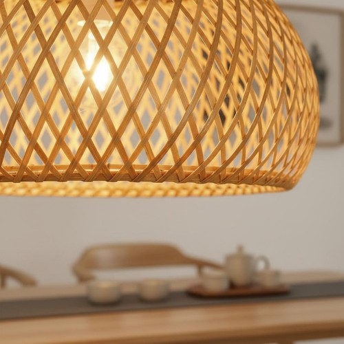 Luminaire suspendu bambou - luminaire, en
