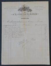 Facture PARIS 1909 Produit  Pharmaceutique CHABONAT DUPERRON FLERS illustrée 63 