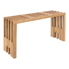 Maison Nordic Bank BENIDORM Banc En Teck 90 Cm Banc De Jardin