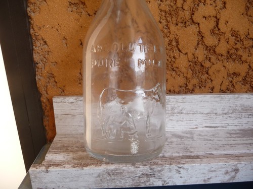 Bouteille lait ancienne - de,