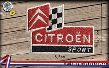 Patch Citroën sport écussons