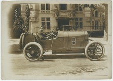 Course automobile. Grand Prix ou Circuit à identifier. Circa 1910.