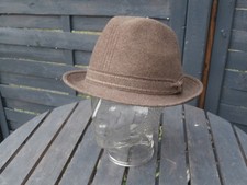 chapeau vintage BCH BUGARACH chapelier paris taille 55 Chiné PLUMEX IMPERMEABLE