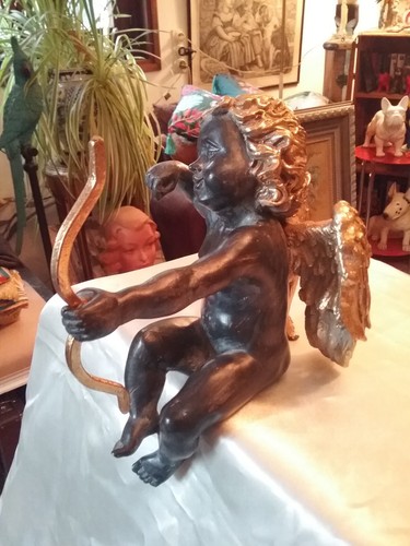 Deux anges putti angelots - deux,