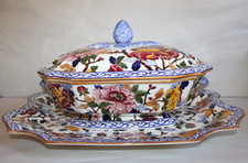 Grande soupière et plateau