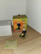 RARE ,Attakus Puss in Boots, Statue Resine, Chat , Shrek 13 cm. Neuve