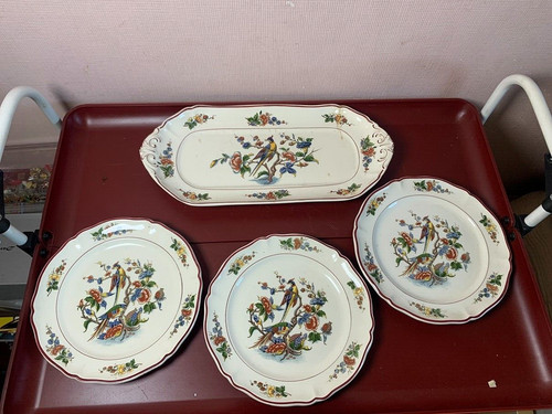 Anciennes assiettes plat - anciennes,