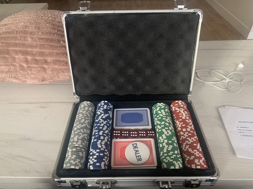 Jeu poker malette metal - en,